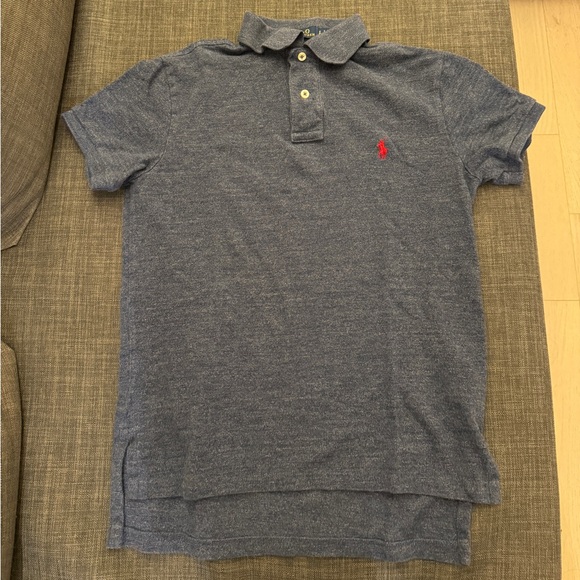 [Men’s] Polo Ralph Laurent Navy Polo T-shirt Custom-fit - Picture 1 of 5